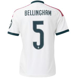 【スピード出荷】アディダス 26-27 レアル・マドリード #5 ベリンガム ホーム レプリカ ユニフォーム 大人用 半袖 ID019-JZ7206