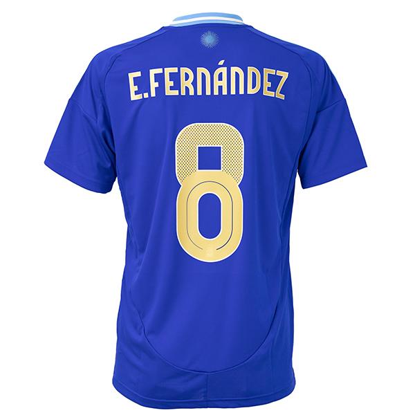 【スピード出荷】アディダス 2024 アルゼンチン代表 #8 エンソ・フェルナンデス アウェイ レプ...
