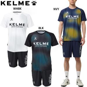 ケルメ DYEDシャツ ロゴパンツ 大人用 サッカー フットサル プラクティス上下セット KELME KC24S104/KC24S119｜footballpark