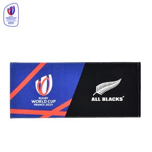 RWCxALL BLACKS プリントフェイスタオル  ラグビーワールドカップ 2023 フランス スポーツタオル RWC35825｜footballpark