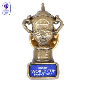 ラグビーワールドカップ 2023 フランス ウェブ・エリス・カップ ピンバッジ サポーターグッズ RWC53303｜footballpark