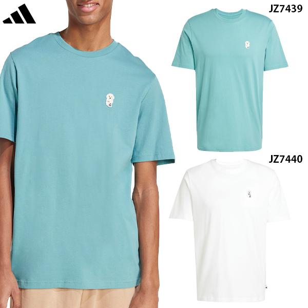 アディダス ドッグ ソックスパッチ グラフィック Tシャツ 大人用 半袖Tシャツ adidas TX...