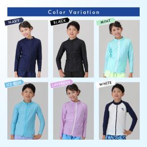 スクール水着 ラッシュガード 男女兼用 キッズ...の詳細画像1