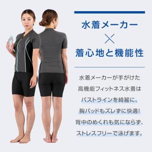 フィットネス水着 レディース セパレート ブラ...の詳細画像1