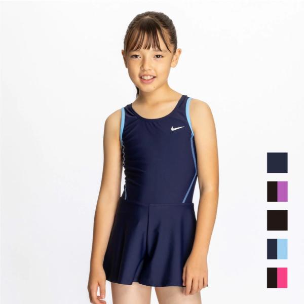 【NIKE SWIM公式】ナイキ SS25 ガールズキュロットワンピース 1991106 nike ...