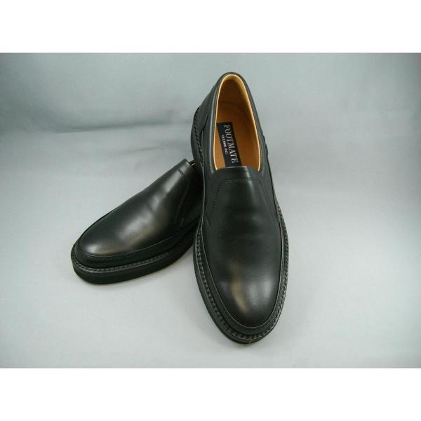 Footmate フットメイトビジネス スリッポン 3E ひもなしタイプ B002 BL 3E