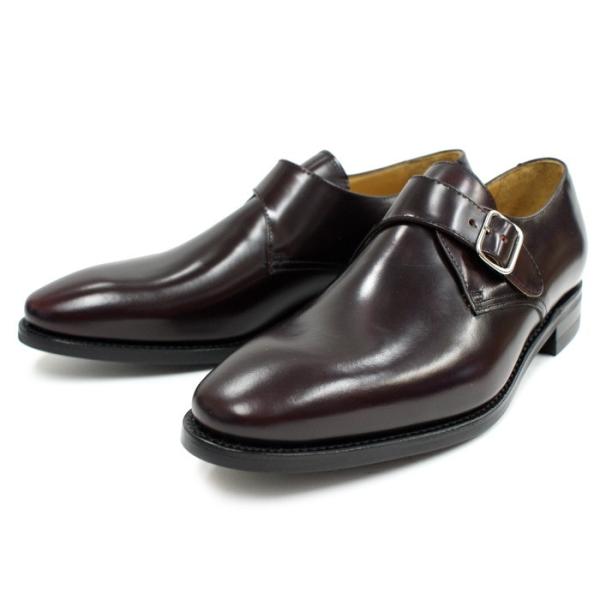 ●●バーウィック モンクストラップシューズ Berwick 靴 2685 バーガンディー ダイナイト...