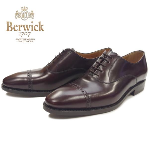 ●●バーウィック ストレートチップシューズ Berwick 靴 3577FM バーガンディー ロイス...