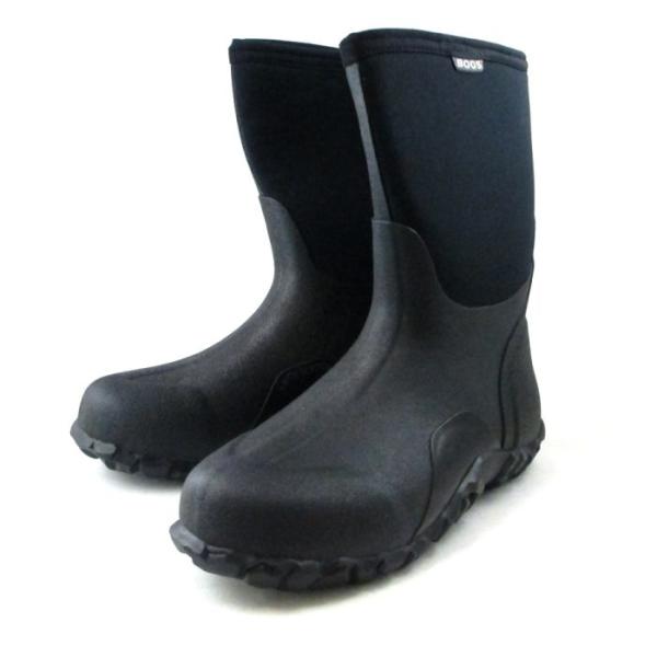 ●●Bogs ボグス ブーツ CLASSIC MID 61142 ブラック 防寒ブーツ スノーブーツ