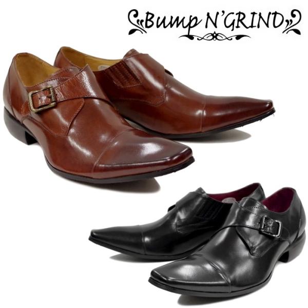 バンプ アンド グラインド Bump N' GRIND BG 6032 キャップトゥ モンクストラッ...