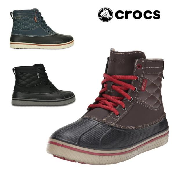 ●●クロックス ボア ブーツ crocs allcast waterproof duck boot ...