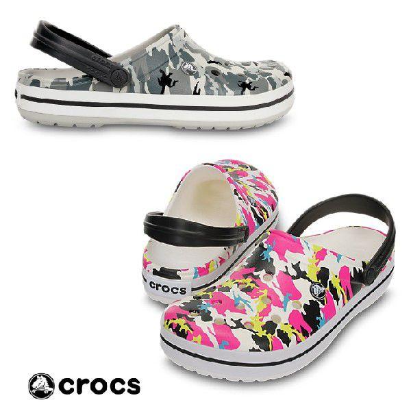 ●●クロックス サンダル crocs crocband camo graphic clog 1580...