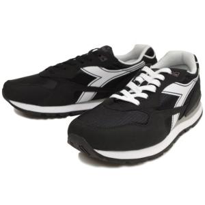 ディアドラ スニーカー メンズ DIADORA N-92 NYL 170477 0641 ［BLACK/WHITE］ シューズ スポーツ ランニング｜footmonkey