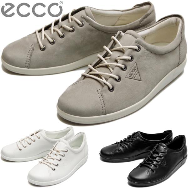 ecco スニーカー レディース エコー 靴 206503 ECCO SOFT 2.0 TIE レザ...