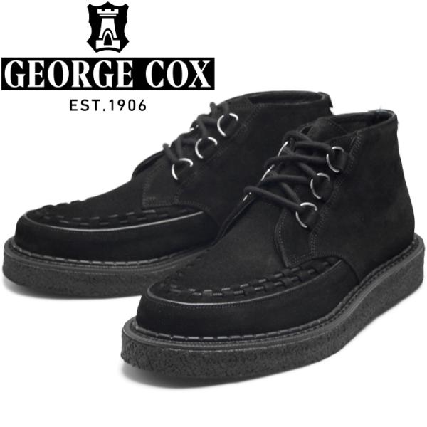 GEORGE COX HATTON BOOT ジョージコックス ハットン ラバーソール ブラックスエ...