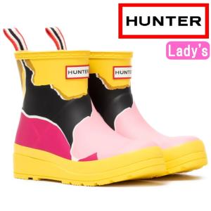 ハンター レインブーツ ショート レディース WFS1027RMA HUNTER 国内正規品 WOMENS ORIGINAL PLAY FLOWER CAMO SHORT BOOTS オリジナル プレイ フローラル カモ｜footmonkey