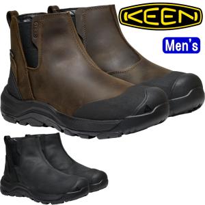 キーン レヴェル フォー チェルシー KEEN REVEL IV CHELSEA チェルシーブーツ サイドゴアブーツ メンズ ブーツ レザー 本革 スリッポン 防水