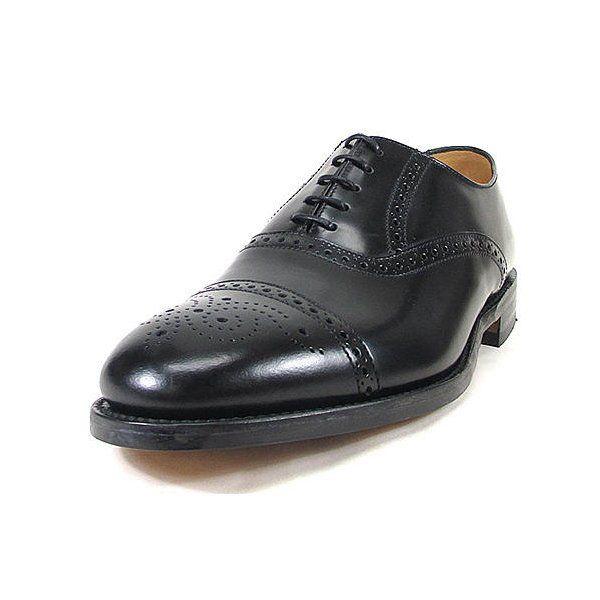●●ローク メダリオン ビジネスシューズ LOAKE OBAN ブラック Made in ENGLA...