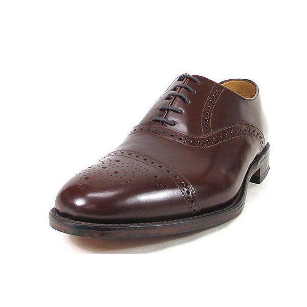 ●●ローク メダリオン ビジネスシューズ LOAKE OBAN ブラウン Made in ENGLA...