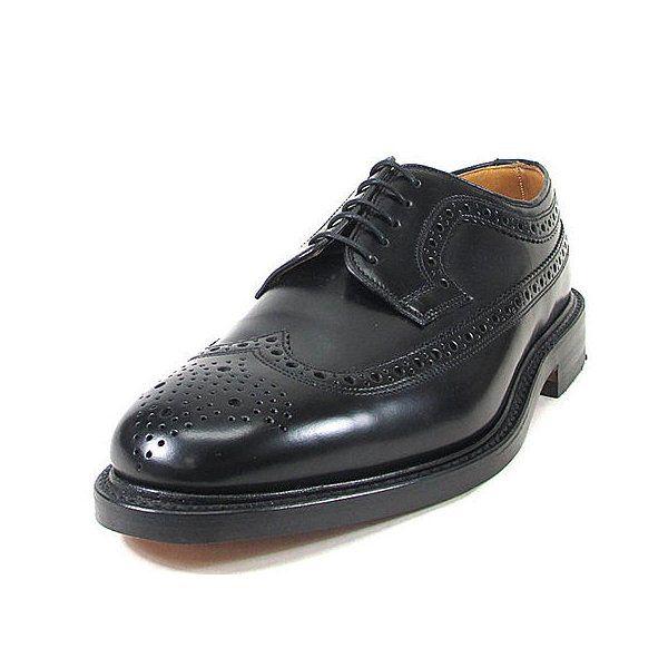 ●●ローク ウイングチップ シューズ シューズ LOAKE ROYAL BROGUE ブラック Ma...