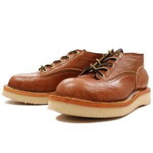 ニックスブーツ NICKS BOOTS Lace to Toe OX ブルハイド ［ハバナ］ ≪シングルミッドソール≫｜footmonkey