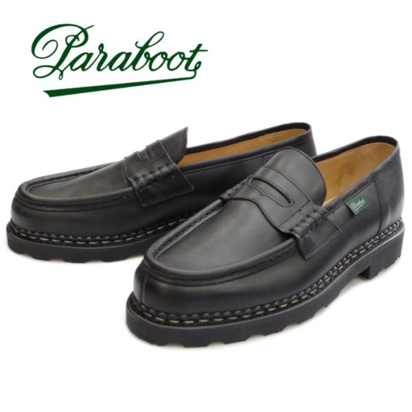 パラブーツ ランス PARABOOT REIMS 099412 ブラック コインローファー ビジネス...