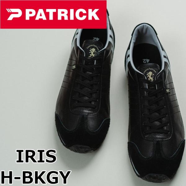 パトリック アイリス PATRICK IRIS H-BKGY メンズ スニーカー レディース レザー...