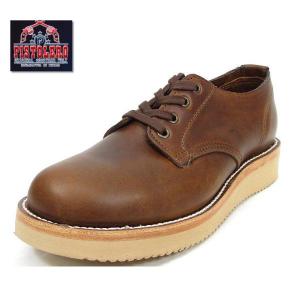 ピストレロ PISTOLERO オックスフォード プレーン シューズ OXFORD PLAIN SHOE 111-02 ブラウン メキシコ製 送料無料 メンズ Men's｜footmonkey