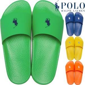 ポロ ラルフローレン サンダル POLO RALPH LAUREN POLO SLIDE P82A ポロスライド ビーチサンダル メンズ シャワーサンダル SANDAL 正規品 アウトドア｜footmonkey