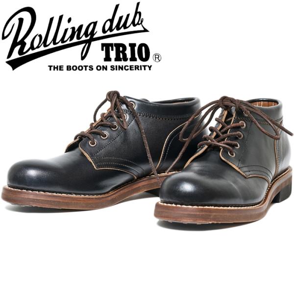 ROLLING DUB TRIO COUPEN HORSEHIDE BLACK ローリングダブトリオ...