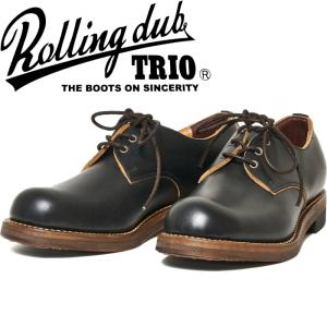 ROLLING DUB TRIO STAN HORSEHIDE BLACK ローリングダブトリオ スタン