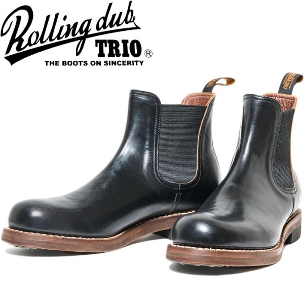 ROLLING DUB TRIO STAN HORSEHIDE BLACK ローリングダブトリオ ス...