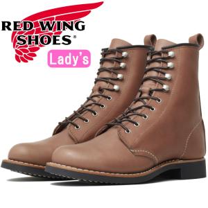 レッドウィング ブーツ レディース 本革 RED WING 3359 ［Mocha "Oro-Iginal"］ SILVERSMITH シルバースミス モカ オロイジナル ワークブーツ｜footmonkey