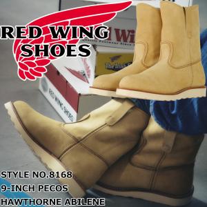 【8/17までお値下げ】レッドウィング8169　ペコス　9E RED WING SHOES WING(レッドウィング) 8169 9インチ PECOS BOOTS