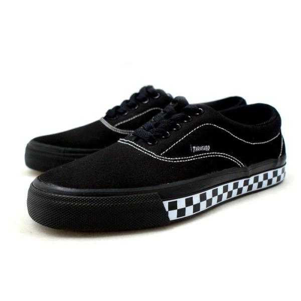 ●●スラッシャー スニーカー メンズ デッカー THRASHER DECKER 〔BLK/WHT C...