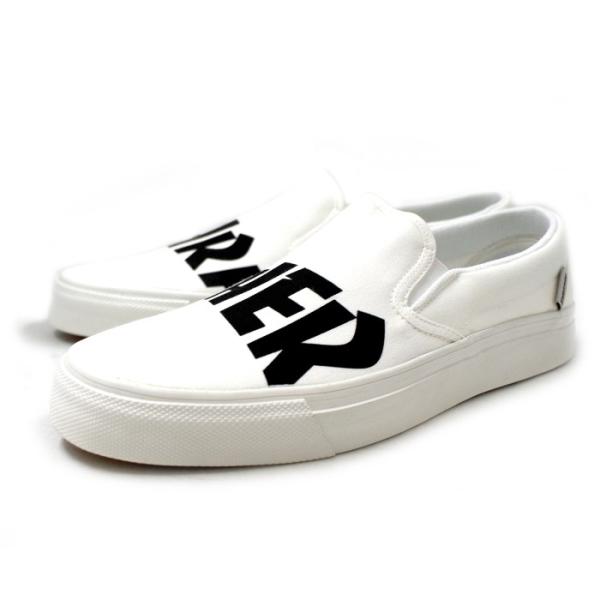 ●●スラッシャー スニーカー メンズ スリッポン ホッパー THRASHER HOPPER 〔WHT...