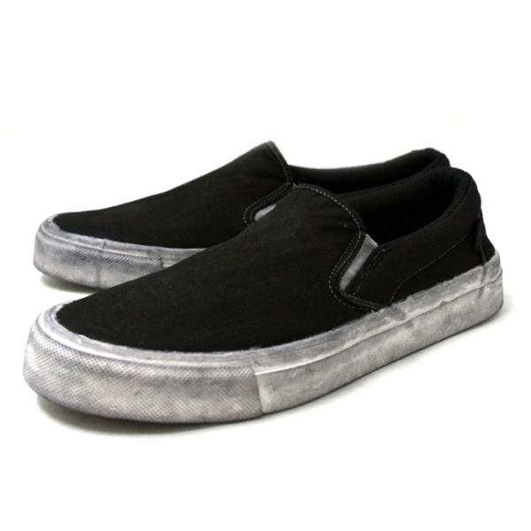 ●●スラッシャー スニーカー メンズ スリッポン ホッパー THRASHER HOPPER 〔BLK...