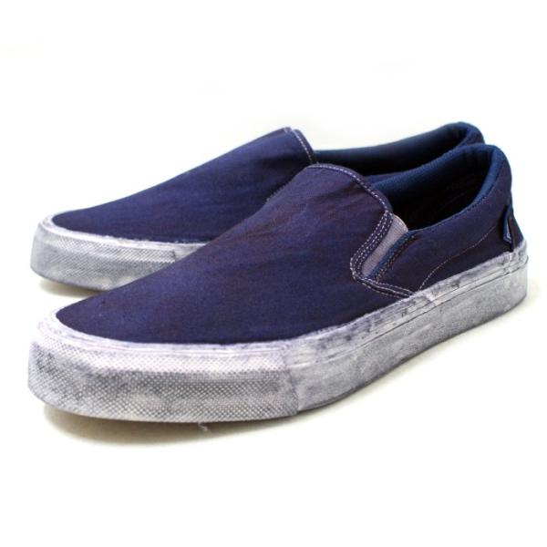 ●●スラッシャー スニーカー メンズ スリッポン ホッパー THRASHER HOPPER 〔NVY...