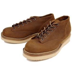 ヴァイバーグ VIBERG ブーツ ヴィバーグ ビバーグ LACE TO TOE OXFORD 〔AGED BARK〕 ヌバック レザー Vibram ビブラム ブーツ BOOTS 送料無料 【あす楽対応】｜footmonkey