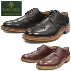 WALLSALL ウォールソール 170-40 ウィングチップシューズ ビジネスシューズ メンズ 本革 ドレスシューズ カントリーシューズ｜footmonkey