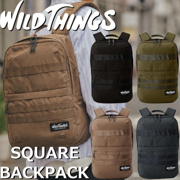 ワイルドシングス バッグ WILD THINGS SQUARE BACKPACK WT-380-30...