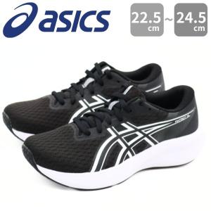 ASICS（アシックス） スニーカー レディース 靴 黒 ブラック 白ソール