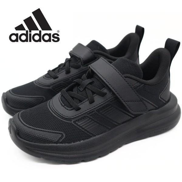 アディダス adidas スニーカー キッズ 子供 靴 黒 ブラック 軽量 軽い ランニング ウォー...