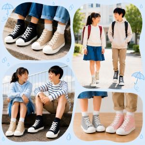 レインブーツ キッズ ショート 長靴 女の子 ...の詳細画像3