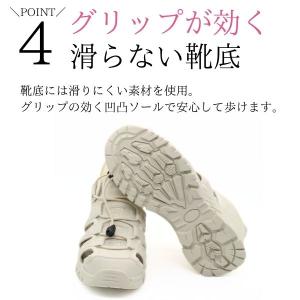 サンダル レディース スポーツサンダル スニー...の詳細画像4