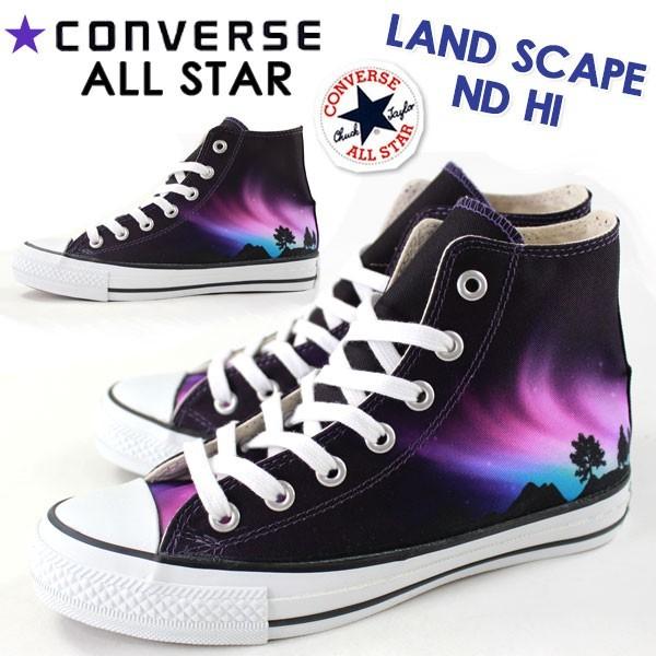 スニーカー ハイカット レディース メンズ 靴 CONVERSE ALL STAR LANDSCAP...