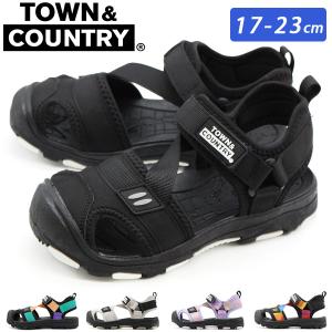 r　キッズサンダル3足セット タウン&カントリー サンダル キッズ 子供 靴 スポーツサンダル つま先