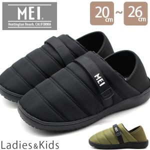 MEI（メイ） スリッポン レディース 靴 サンダル モックシューズ 黒