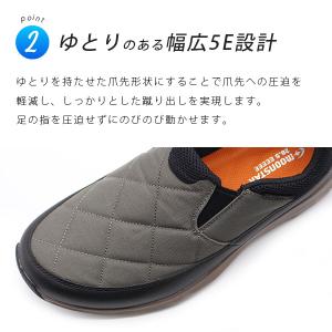 スニーカー メンズ 靴 スリッポン 枕インソー...の詳細画像3