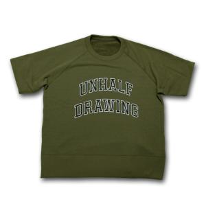 海千山千會 UNHALF DRAWING  UNHALFDRAWING SWEAT HALF SLEEVE CALLEGE